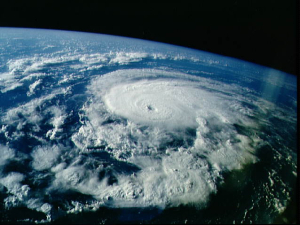 Hurricane Bonnie near Bermuda